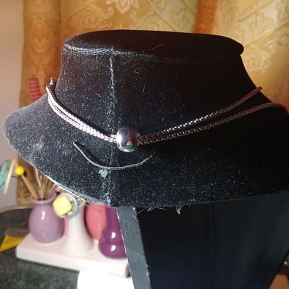 NWT Faucet Clear LG Crystal Silver Tone Metal Convertible Length Grandmacore - Picture 3 of 8